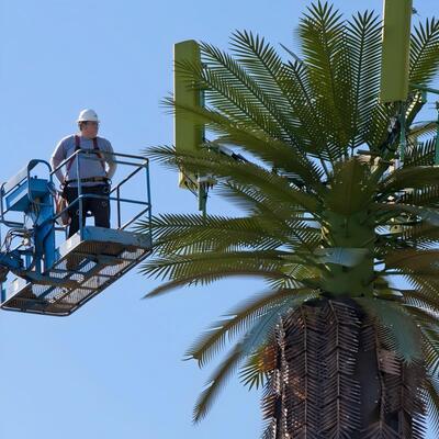 12 18 24M 커뮤니티 바이오닉 트리 위장 아연 도금 야외 5G 4G 마이크로파 통신 마스트