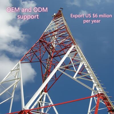 13 19 25 31M 3 Leg Angular Lightweight Galvanized Steel Self Supporting Outdoor 5G 4G Wifi Small Area Coverage Tower