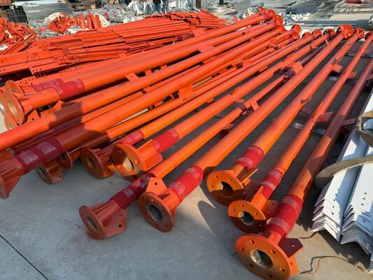 16 26 36M 신호 통합 3 다리가 있는 관형 아연 도금 강철 야외 5G 4G 위성 라디오 Wifi 통신 타워