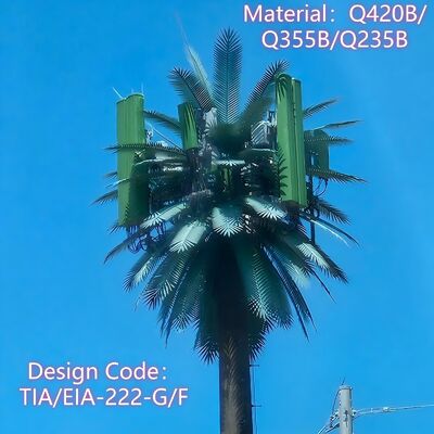 나무와 같은 외관과 모듈식 설계를 통해 풍경에 자연스럽게 통합되도록 설계된 20M 바이오닉 트리 타워