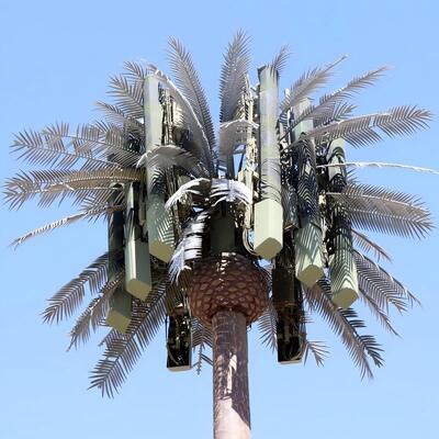 ANSI TIA 222 G H F 및 EN 1991 1 4 EN 1993 3 1 설계 코드에 따른 Bionic Tree Tower 인공 구조물