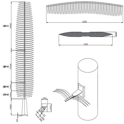 Bionic Tree Tower artificial tree tower with ANSI TIA 222 G H F and EN 1991 1 4 EN 1993 3 1 design codes for infrastructure