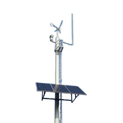 20M 30M 태양 전지판은 도시 5G 소형 세포를 위한 모노폴 타워 에너지 절약을 통합했습니다