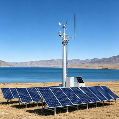 20M 30M 태양 전지판은 도시 5G 소형 세포를 위한 모노폴 타워 에너지 절약을 통합했습니다