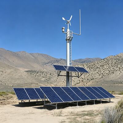 20M 30M 태양 전지판은 도시 5G 소형 세포를 위한 모노폴 타워 에너지 절약을 통합했습니다