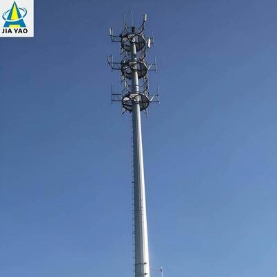 12 32M 장거리 농촌 적용 범위를 위한 모노폴 고이득 5G 밀리미터파 안테나 타워