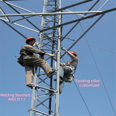 Lightweight Guyed Wire Tower Quick Installation For Rural Wireless Network Coverage