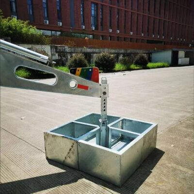 Hot Dip Galvanized 5m-40m Manual Telescopic Antenna Mast Steel Mast for Rural Network Emergency Communication Site Support