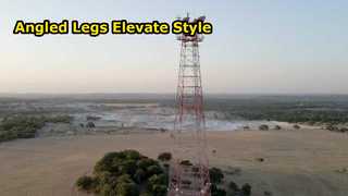 4다리 강철 각도